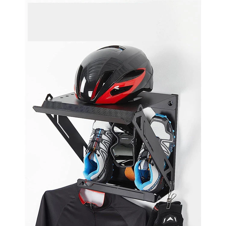 JH-Mech OEM Environmental Smoothy Surface Plated Quick Setup Heavy Duty  Black Bike Wall Mount Hanger for for Mountain Road Bike