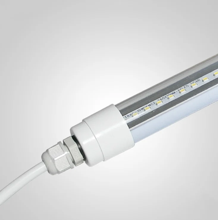 waterproof 0.3M 0.6M 1.2M 1.5M 135LM/W T8 led tube with plug for refrigerator fish tank bath room kitchen