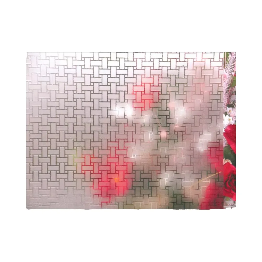 3-12 мм прозрачное/тонированное кислотное травление узорчатое стекло для украшения/Внутренней Перегородки