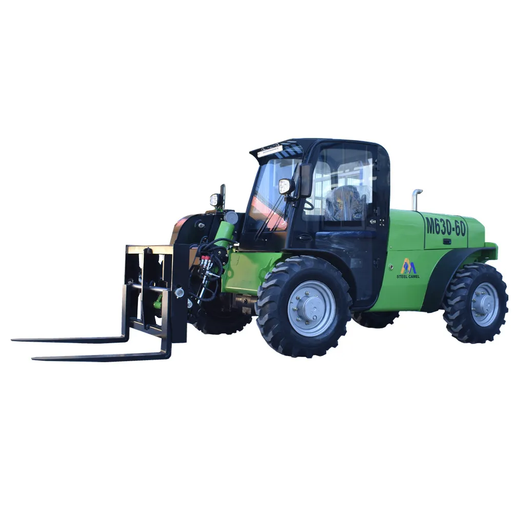 Multifunction Small Telescopic Wheel Loader 3ton Compact Telehandler to 6m Height