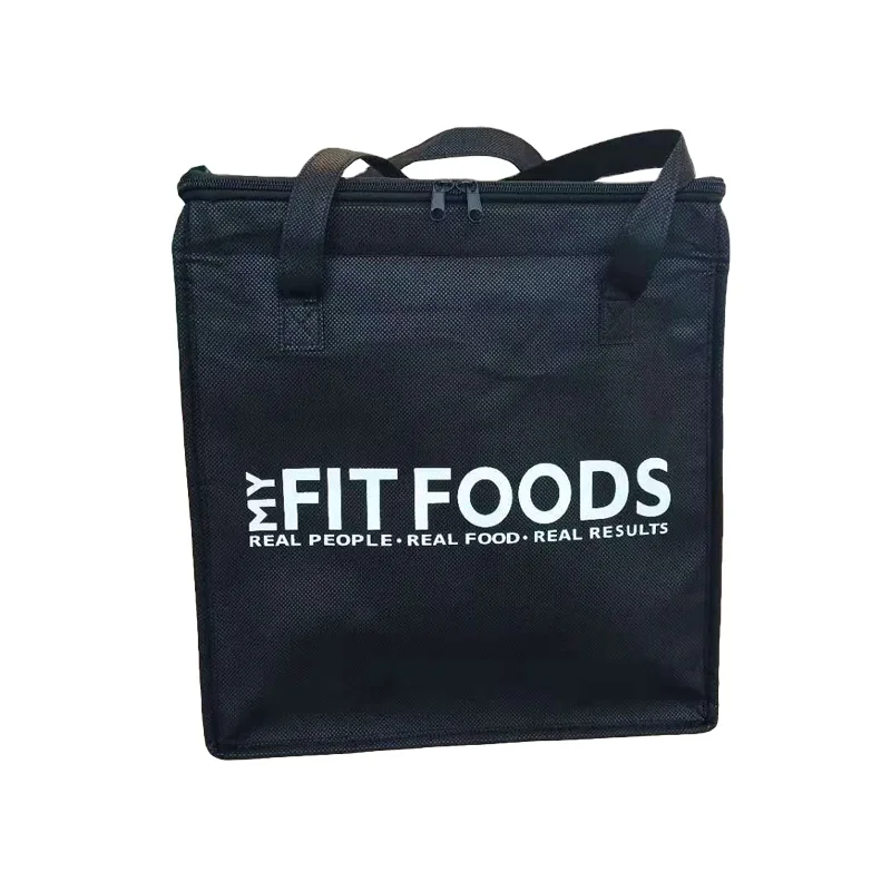 Dairy Products Delivery Aluminum Foil thermal Bag with handle for Perishable lunch milk insulation cooler bag