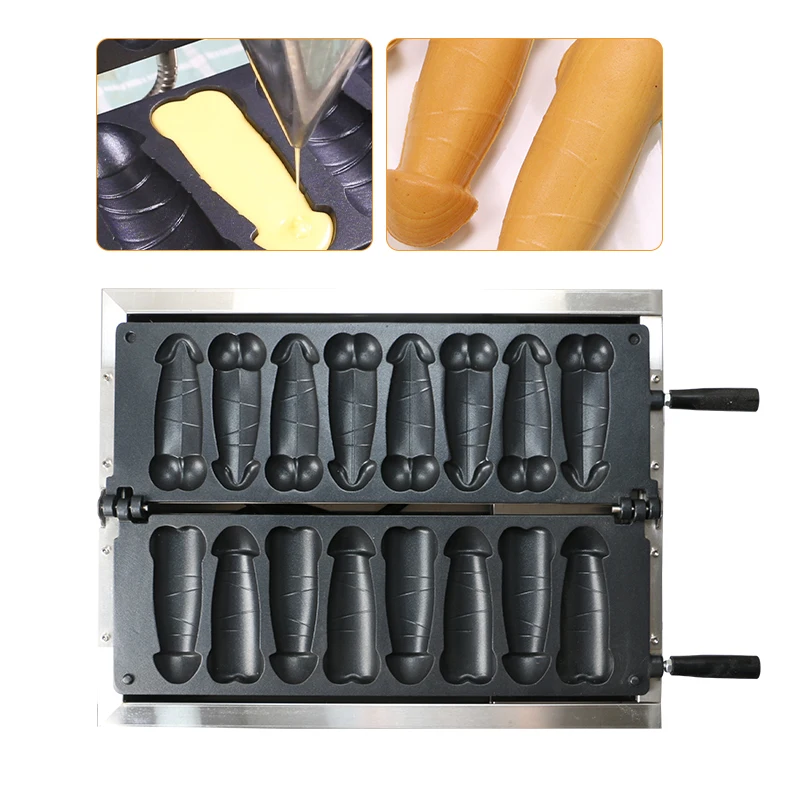 Waffle Maker Machine Commercial Square Egg Electric Snack Belgian Waffle Making Machine