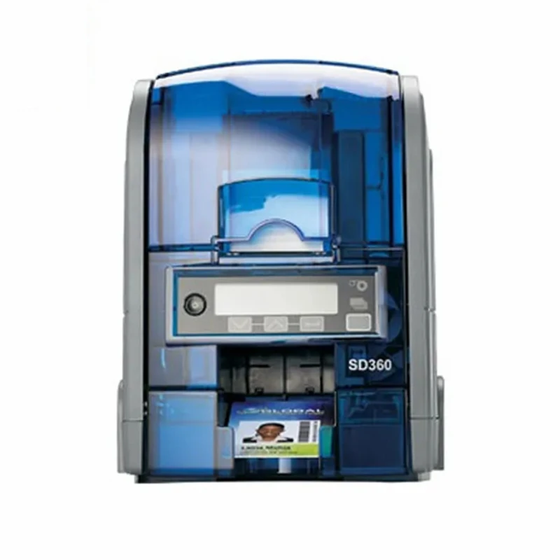 Распродажа автоматический двухсторонний пластиковый принтер для идентификационных карт Datacard SD360