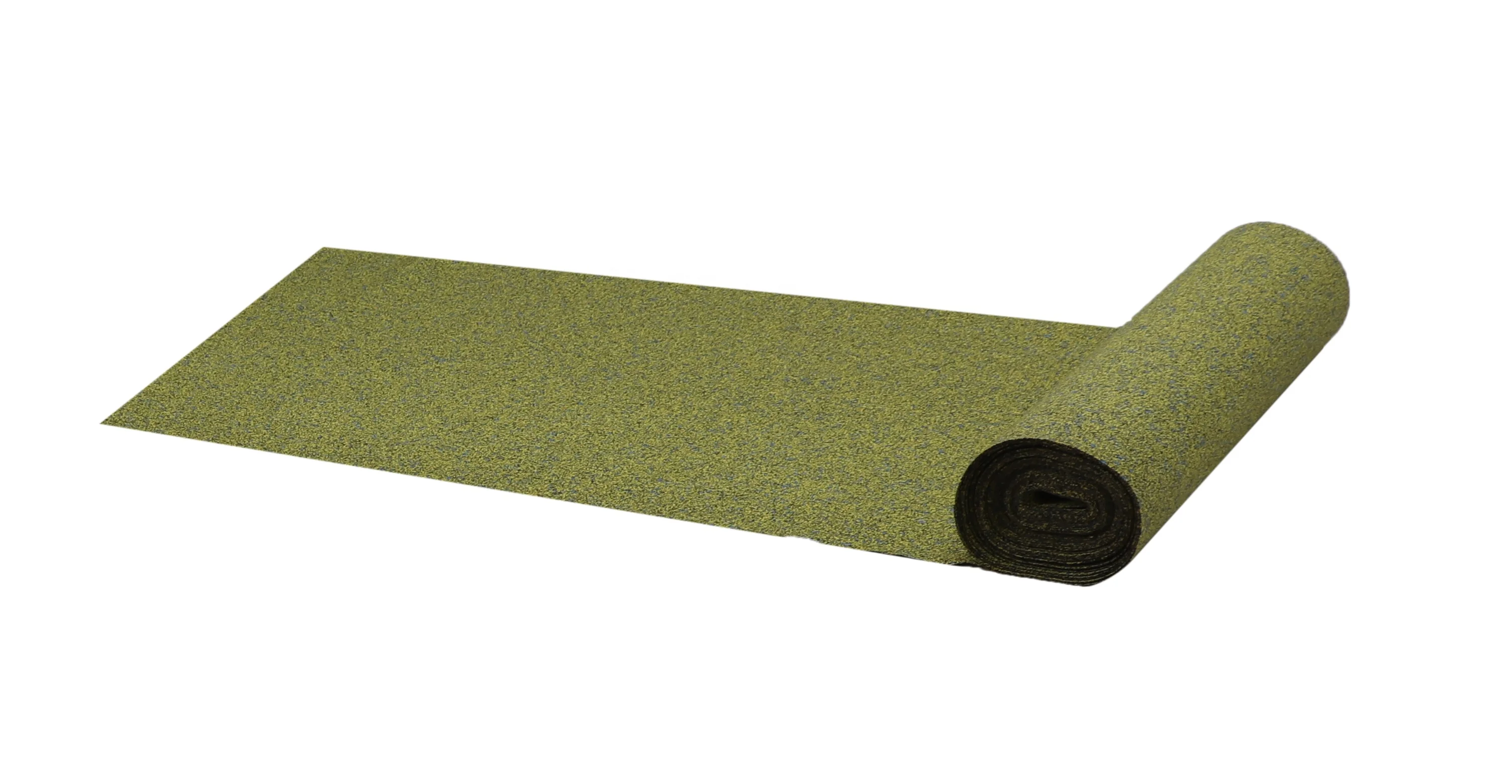 Anti-Slip and Easy to clean 95% EPDM Eco-Friendly Rubber roll for Home Gym