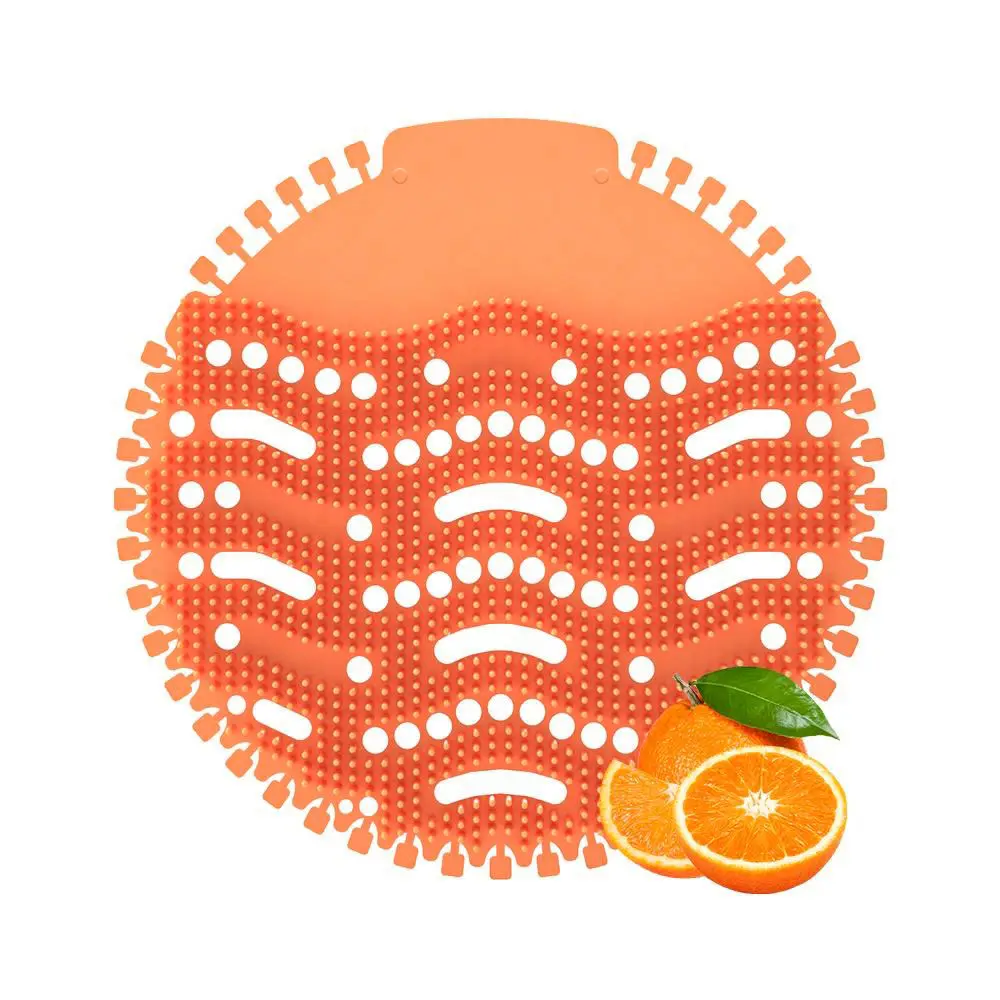Custom Printed Urinal Screens Mat Manufacturers Scented Toilet Deodorizer Urinal Cake Anti-Splash for Washroom Toilet