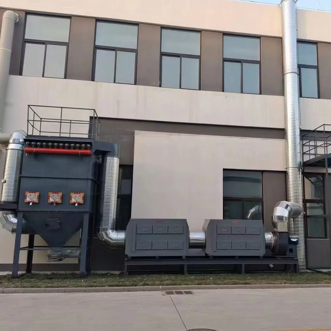 Cylinder dust collector pulse automatic ash discharge type flue gas filtration