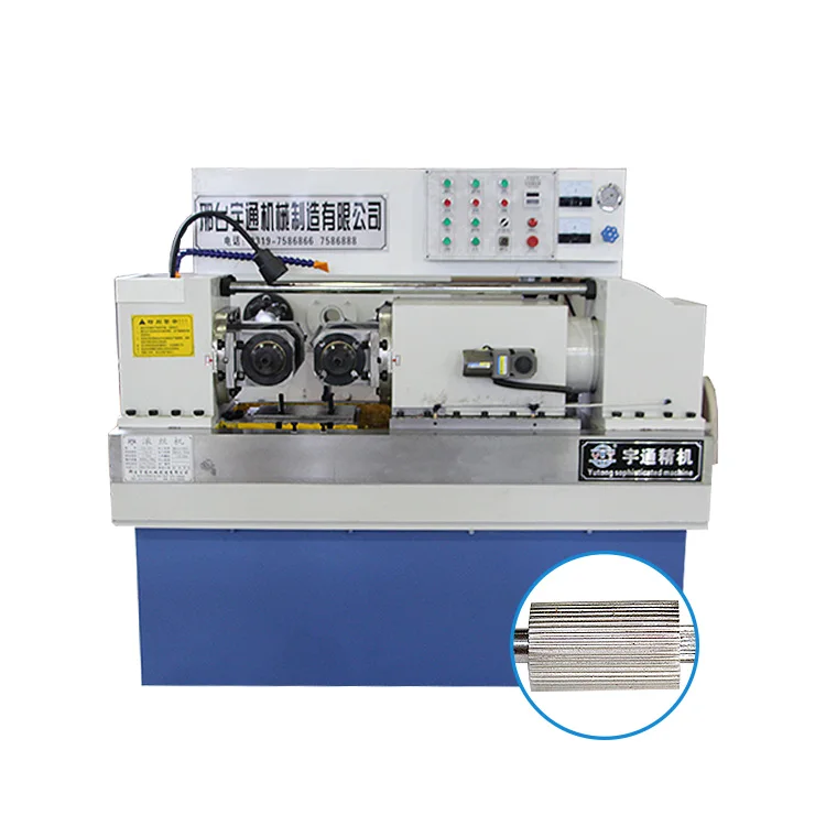 
bolt making machine With high quality motor Hydraulic pipe threading rolling screw making machine stainless steel 