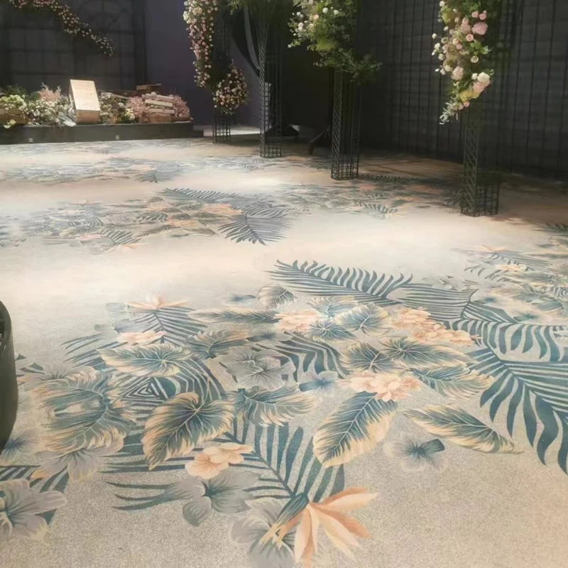 Commercial Hospitality Flowers Design Lobby Banquet Carpet D-H2Series