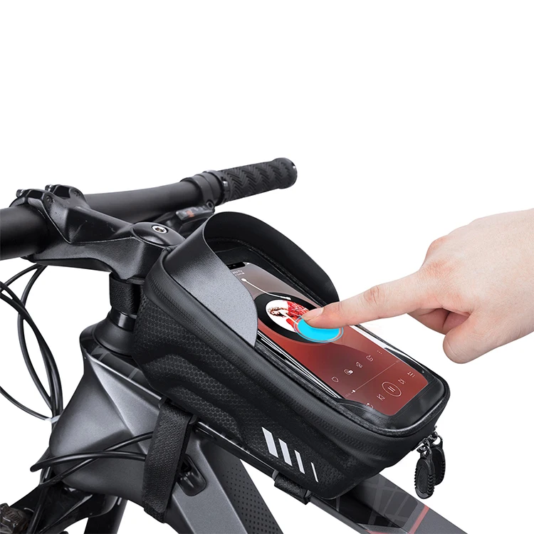 Outdoor Cycling Riding Sport Tube Bag Waterproof Touch Screen Bicycle Phone Bike Tube Bag