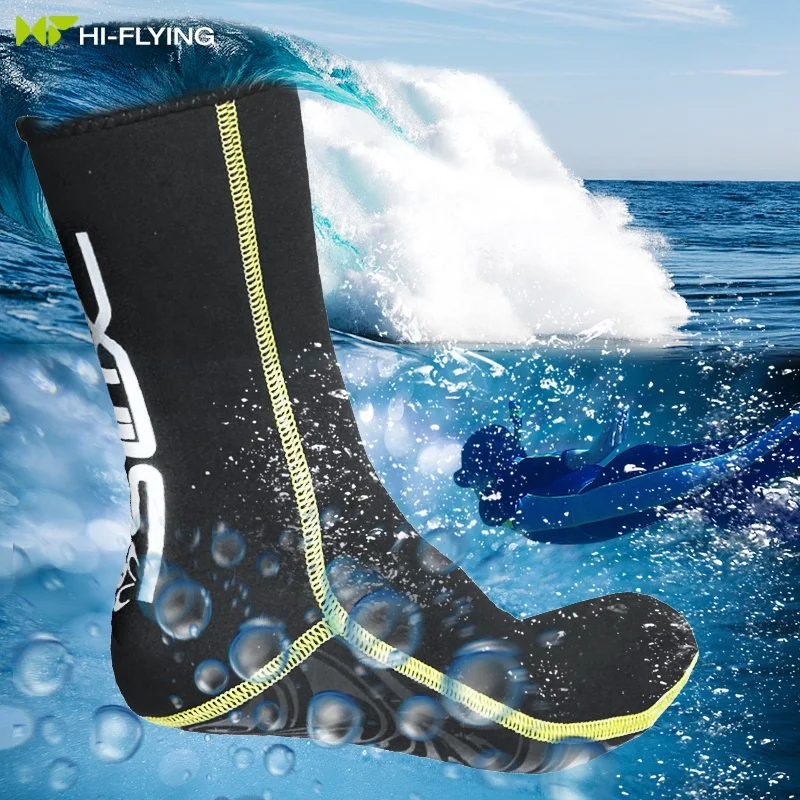 Water sports equipment swimming 3mm neoprene diving socks wetsuit socks flexible diving socks