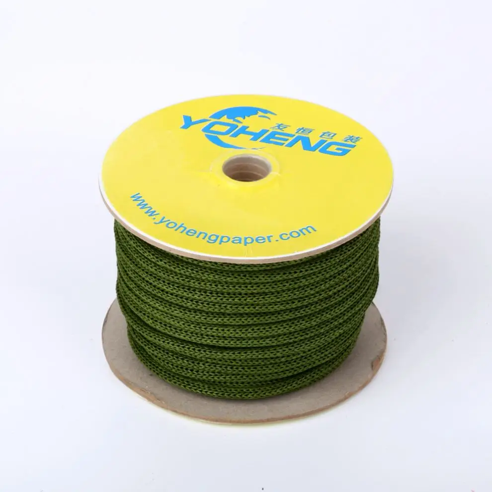Производители вязания крючком, бумажный шнур 5 мм, бумажный плетеный шнур для роскошной ручки сумки