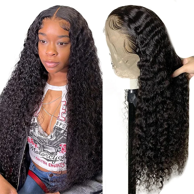 Cambodian Hair 13x6 Lace Front Wig Silky Straight 100% Unprocessed Virgin Human Hair Wigs 180%-300% HD Full Lace Wigs.jpg