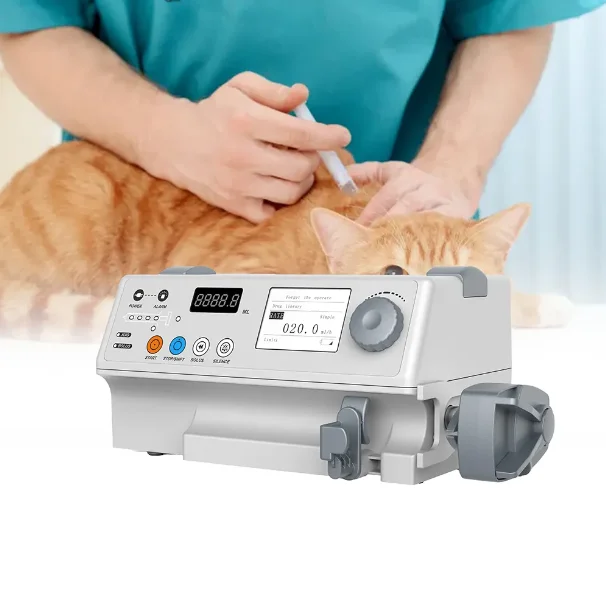 AMAIN Animal Infusion Single Channel Pump Veterinary Syringe Pump with Library Records