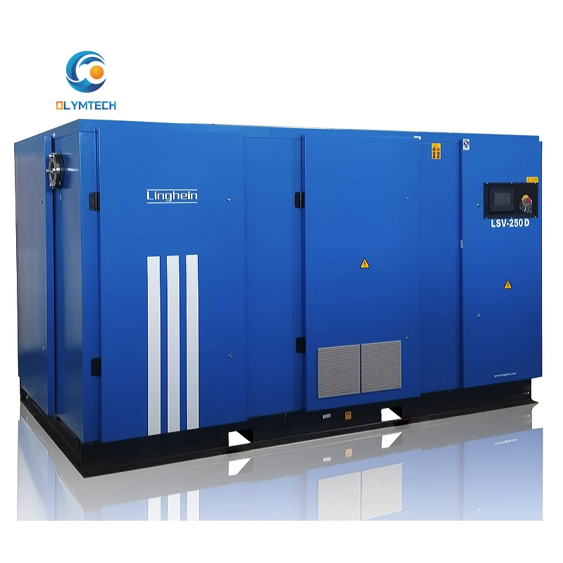  TOP LINGHEIN 335HP/250KW/10BAR/VSD стабильный воздушный компрессор для продажи