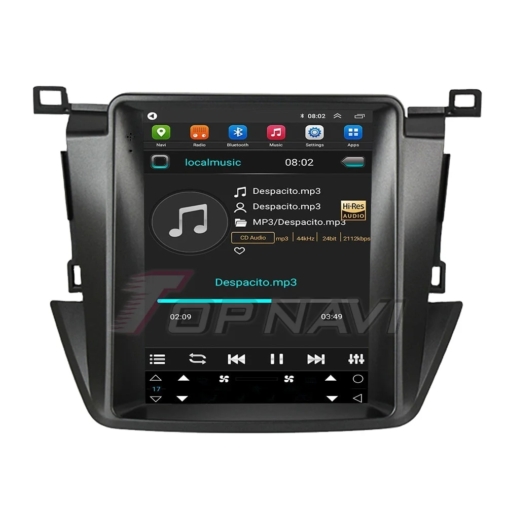 9.7 inch For Toyota RAV4 2014  2015 2016 2017 2018 Tesla style screen Car Radio Multimedia Video Player Navigation GPS Android