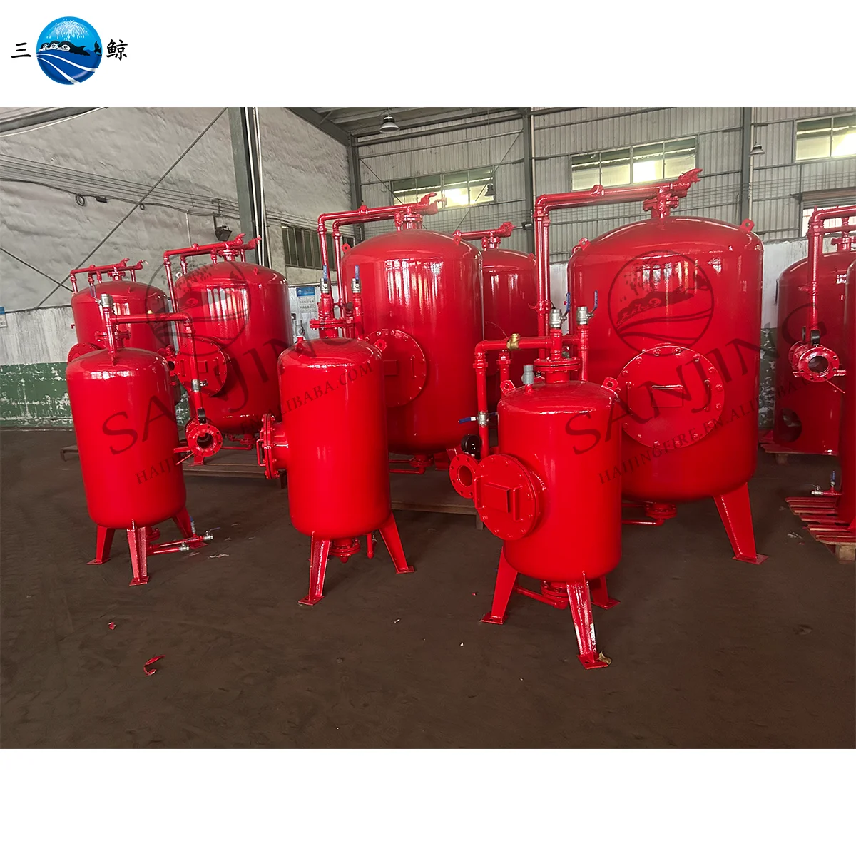 5000L Large Capacity 3% Horizontal Manual Foam Proportioning Bladder Tank