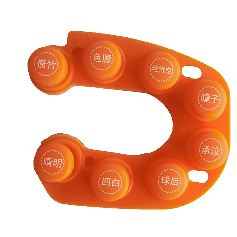 custom OEM silicone rubber keypad colorful rubber keyboard for Silicone Button Rubber Keypad TV Remote Controller