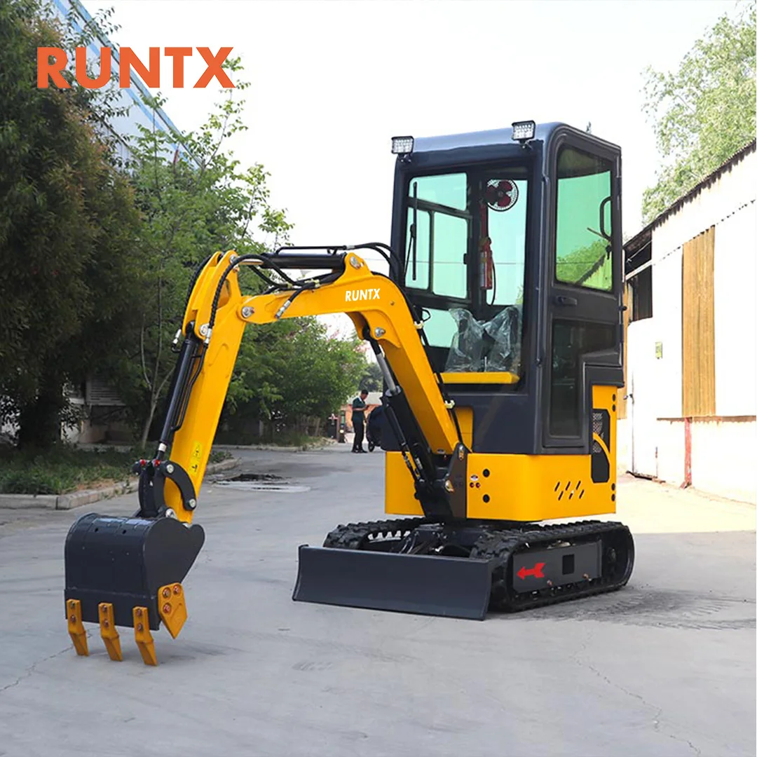 Chinese Manufacturer Cheap Price Standard Roof EPA Approved Mini Crawler Excavator with Optional Cabin