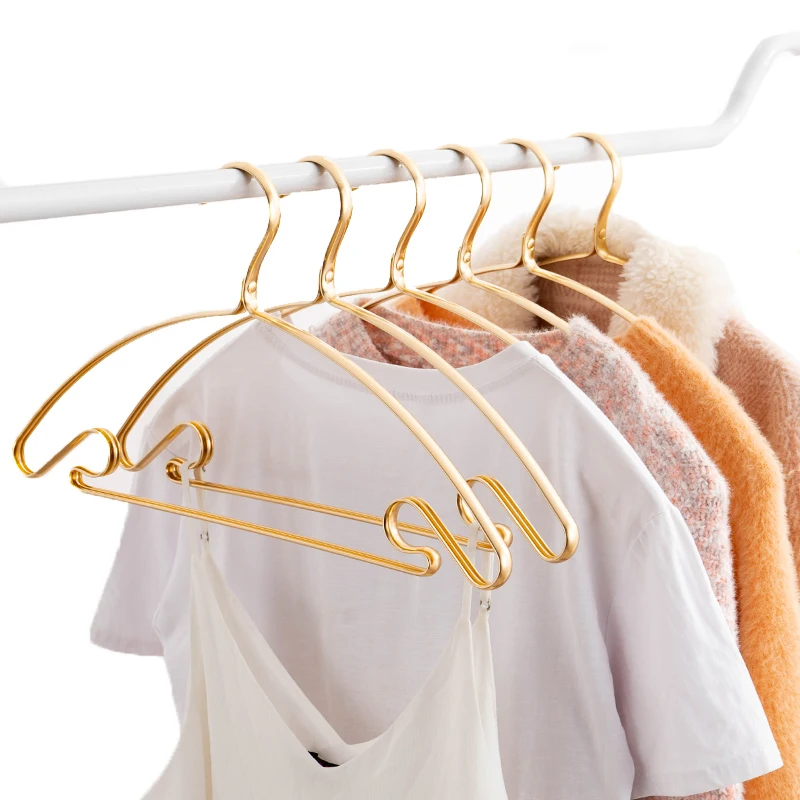 Fashionable multipurpose hanger for clothes non-slip metal trouser hanger for wet clothes