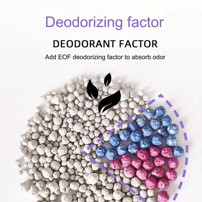 OEM Hot Selling Low Dust Cat Litter Bentonite Soybean Charco Mix