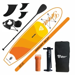 Yellow Racing SUP paddle board Hot sale Drop shipping OEM High quality inflatable paddle board