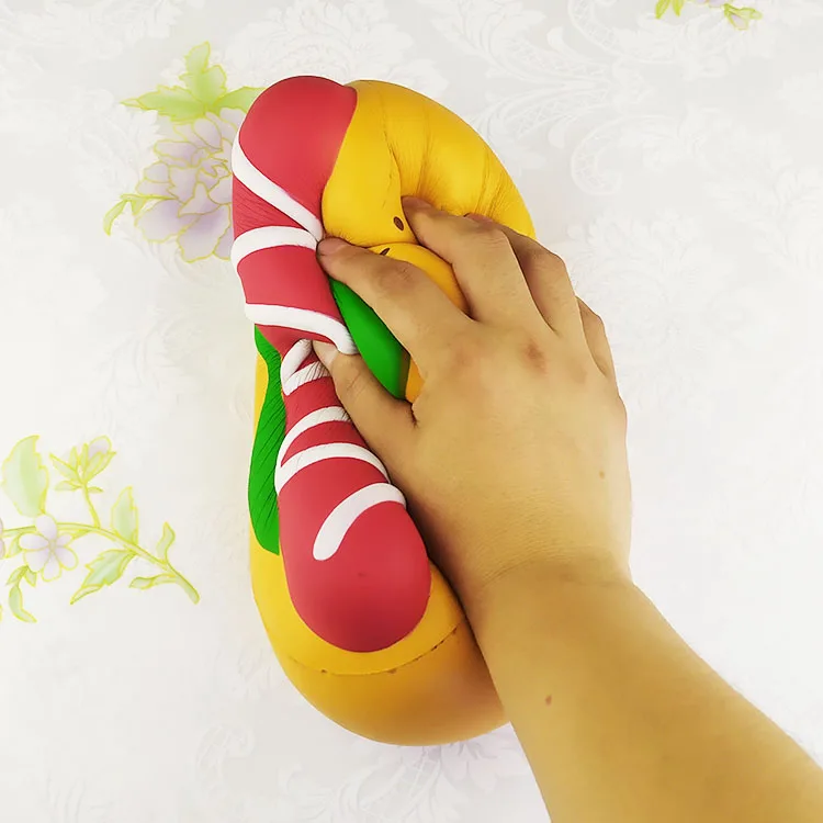 Custom Slow Rising Squeeze Squishy Decompression Giant Hamburger PU Toys