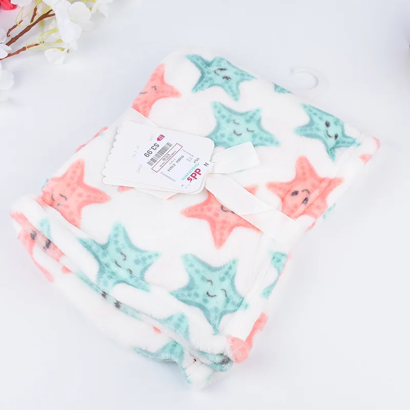 
Printed shawl knee blanket baby blanket trade children blanket factory custom 