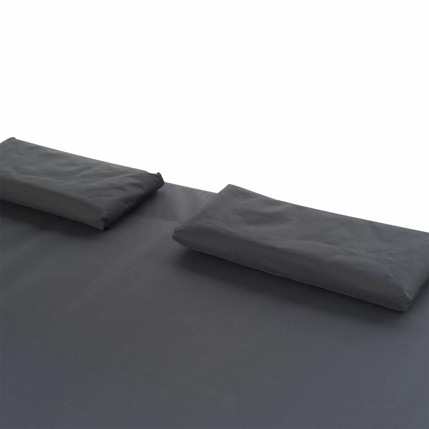 Out sunny Double Hammock Outdoor Garden Frame Swing Sun Lounger Beds with Canopy