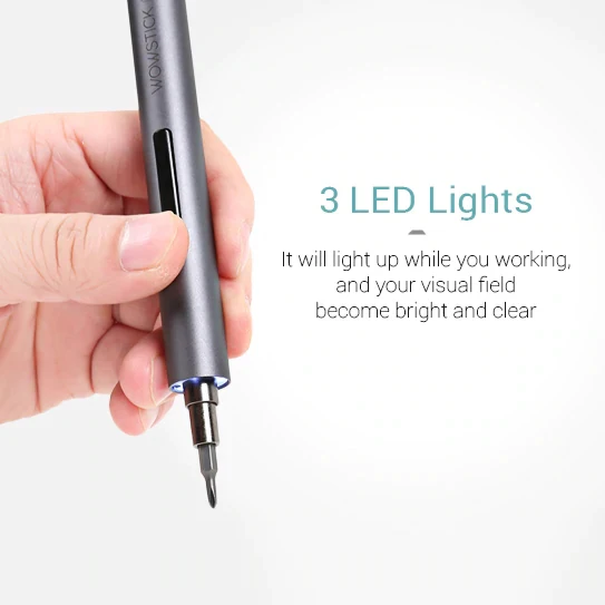 Wowstick 64 In 1 Electric Screwdriver 1F+ Dual Mode Cordless Lithium-ion Charge LED Power Screw Driver Kit DIY Tools