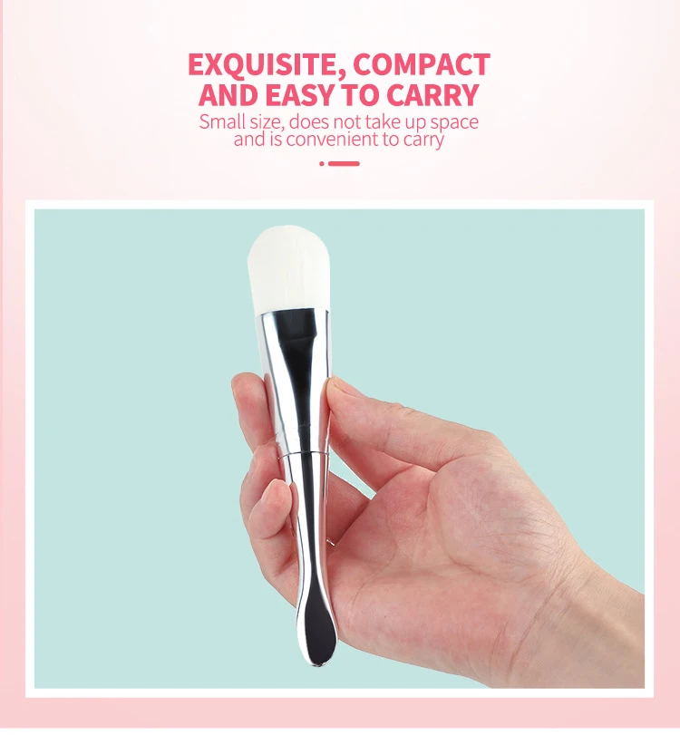 Пользовательский логотип косметический инструмент для макияжа маска для лица аппликатор кисть силиконовая кисточка для нанесения маски