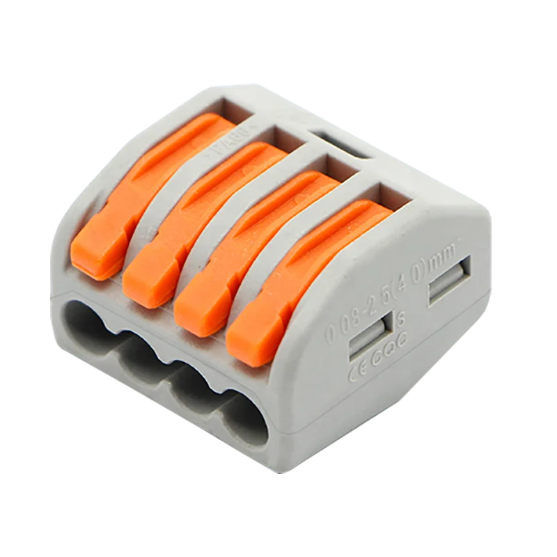 Fast Connect/push Wire Terminal Push Speaker Terminal Fixed Wireless Terminals Gsm Splice 50pcs/inner Box 400V PA66 32A JISJACK