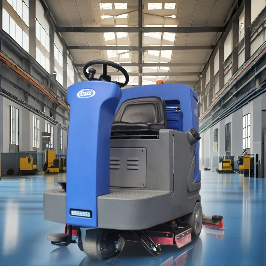 Maintain Health Safety Commercial & Industrial Floor Sweeper Ride on Floor Scrubber Dryer for Hotel Factory