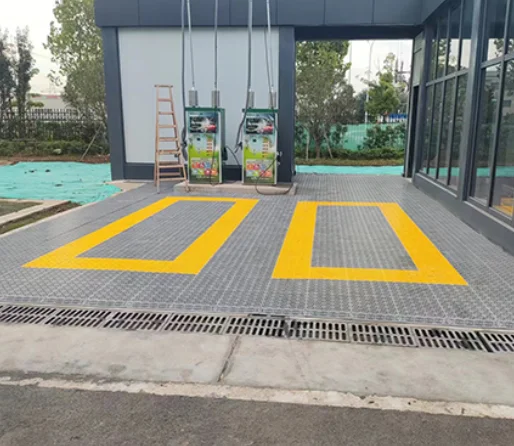 Floor grille for car wash lock type splice mats  drainage sand removal moisture proof grid board for warehouse