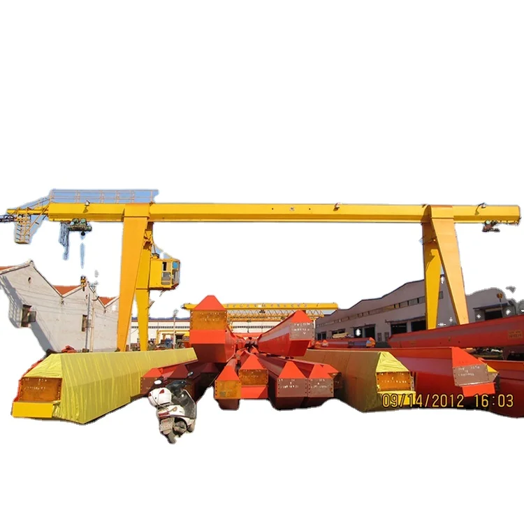 Double girder gantry crane MG model winch trolley CHINT brand electrics for sale