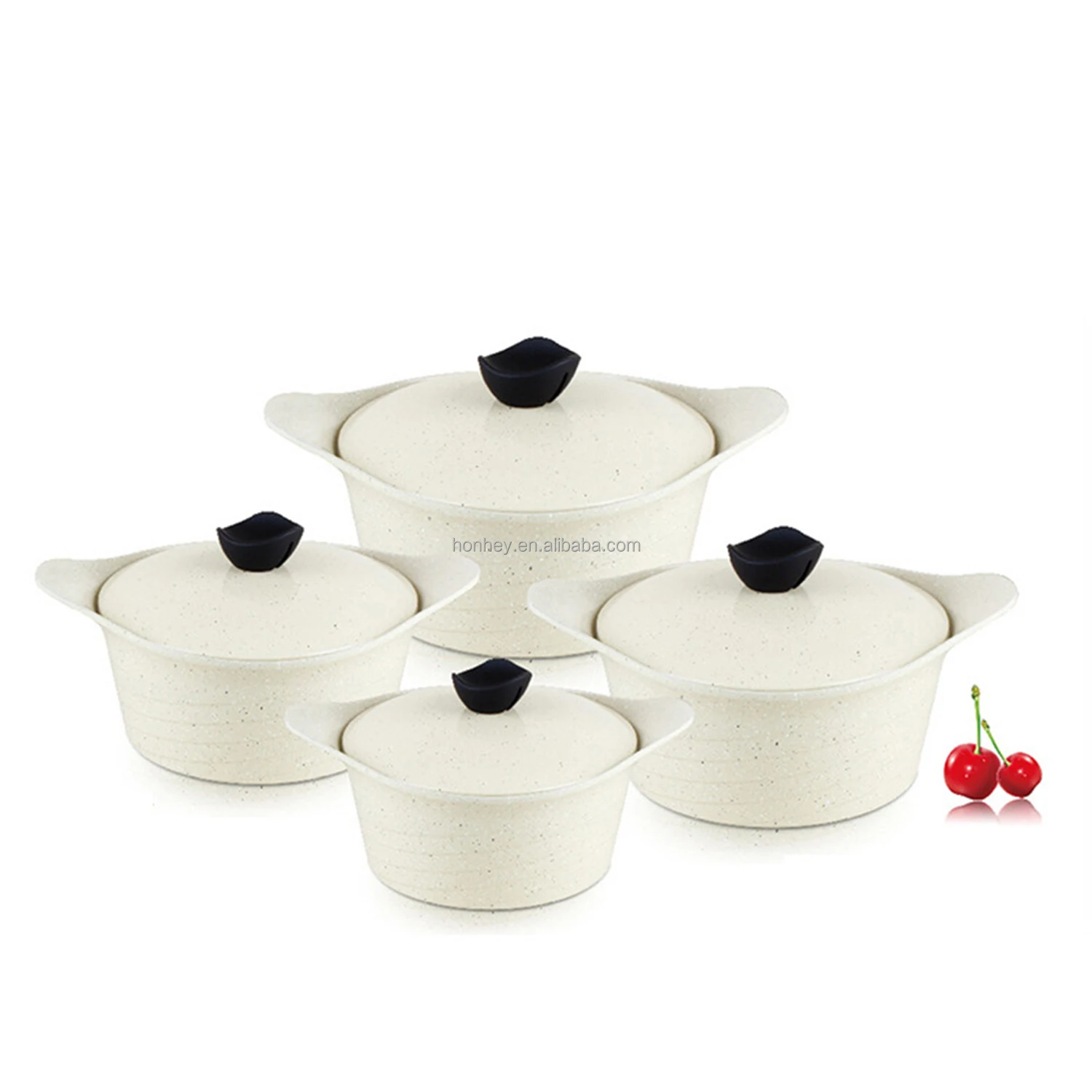 Factory price Kitchen 12pcs granite cookware set nonstick cooking pot