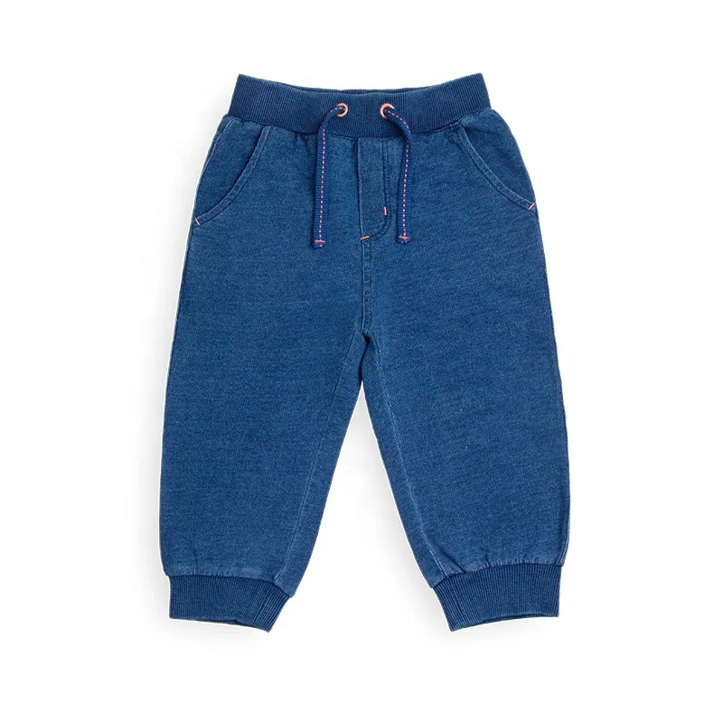 Джинсовые брюки для мальчиков с эластичным поясом, детские джинсовые брюки длиной три четверти для мальчиков