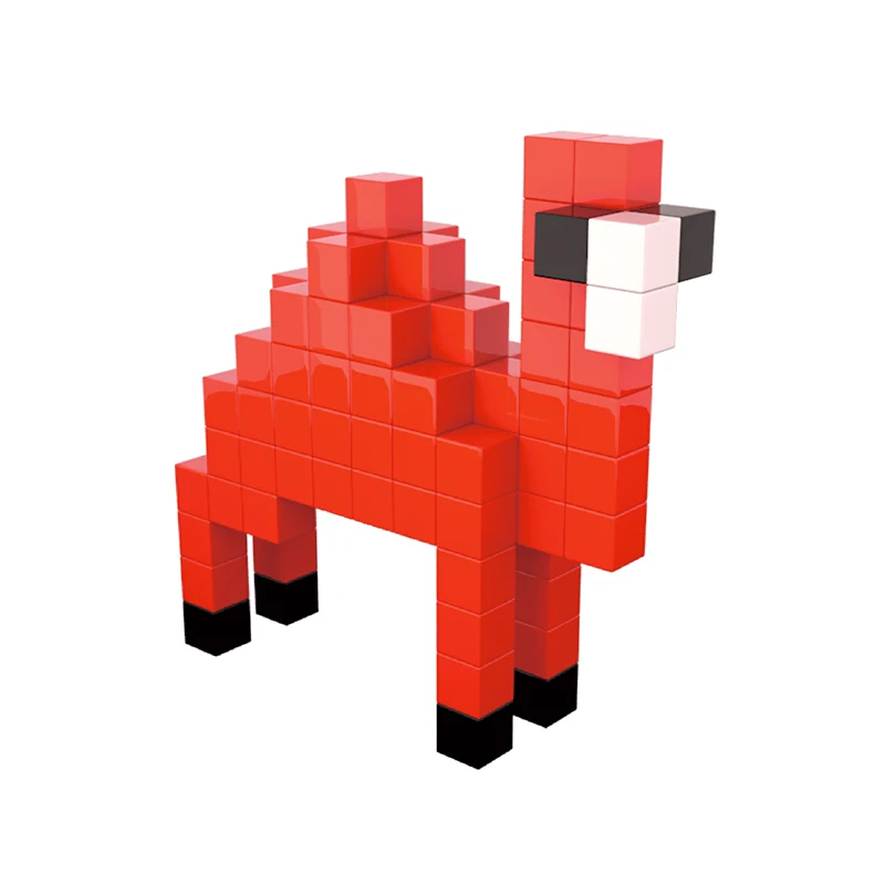 Custom Magnetic Cubes Educational Montessori Diy Puzzle Magnetic Building Blocks Toys For Toddler Kids Learning