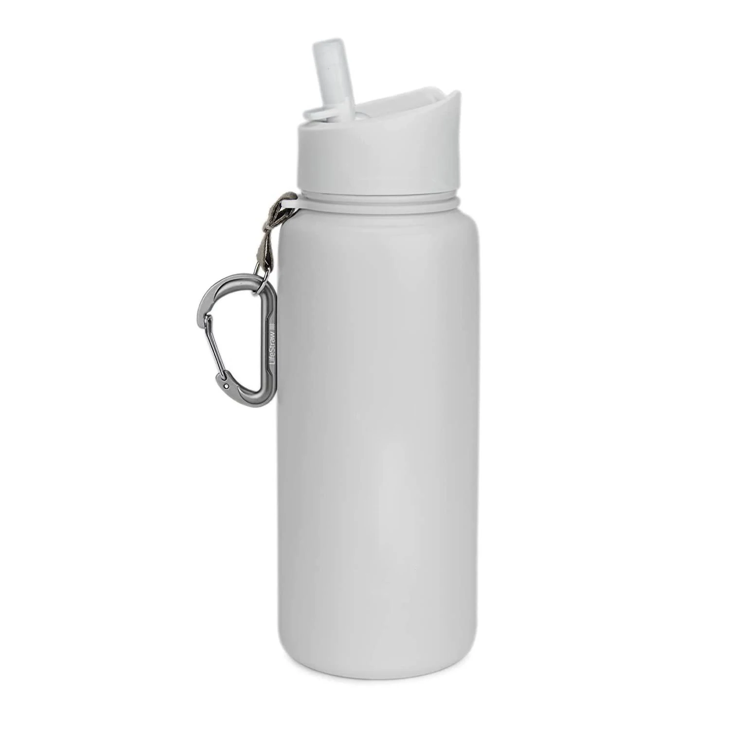 Double Wall Vacuum InsulatedStainless Steel 2-Stage Integrated Filter Straw bottle with filter purifier