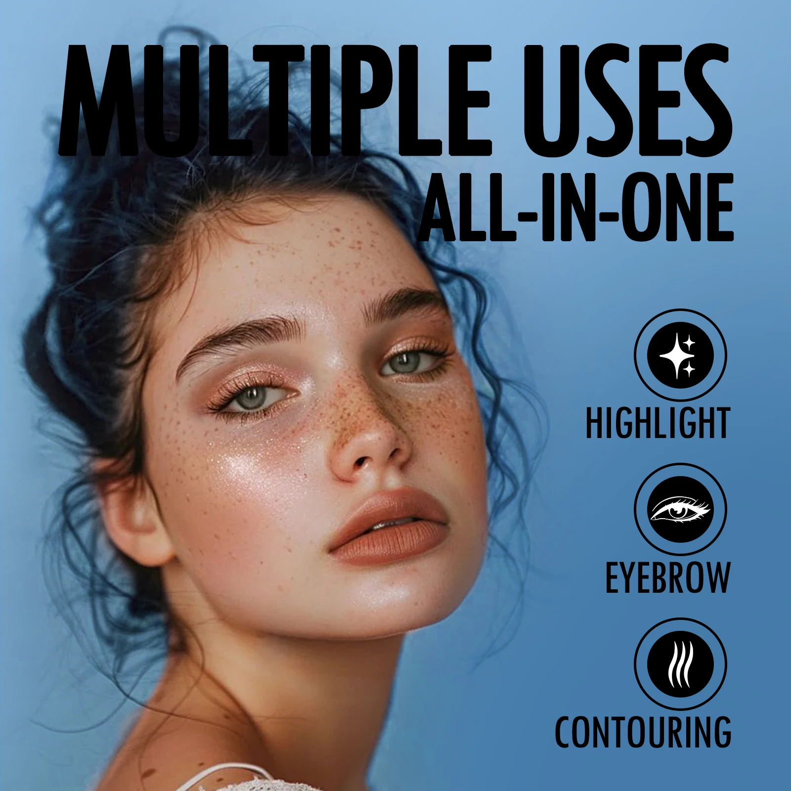 ANGLICOLOR double-headed eye shadow stick waterproof long-lasting flash eye shadow matte double sided eye shadow Christmas