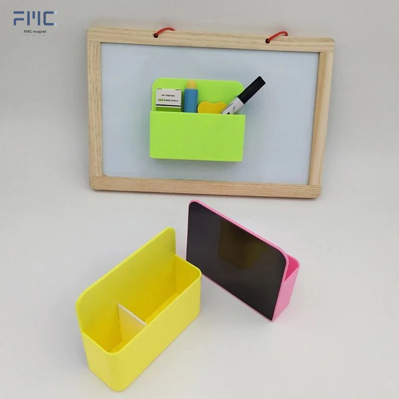 Magnetic Fridge Storage Box Cans Marker Pencil Pen Holder Desk Organizer Storage Accessory