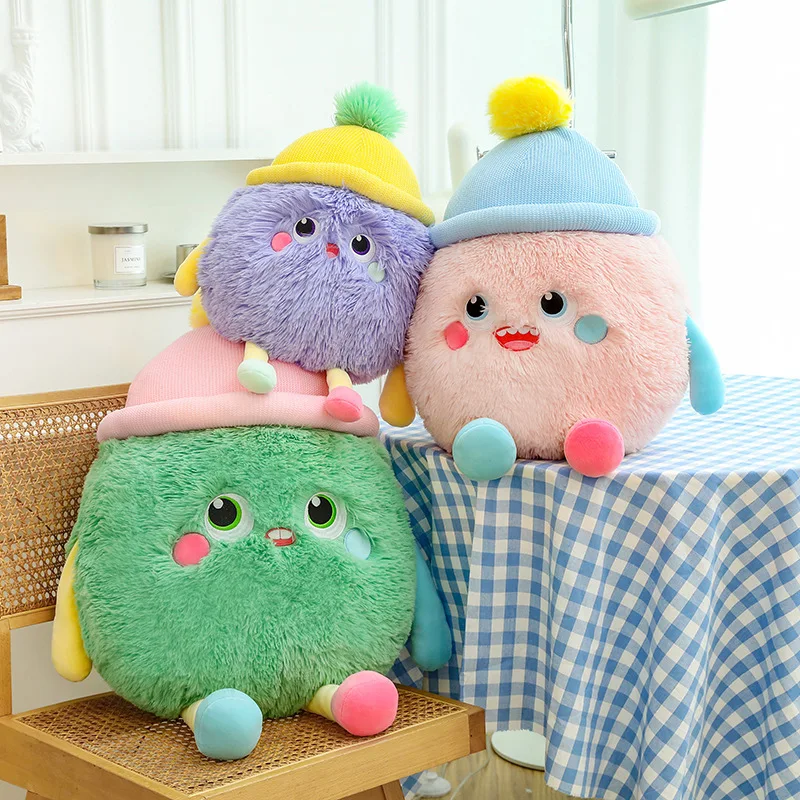 New Arrival Monster Plush Toys Cute Soothing Doll Kids Sleep Pillow Fluffy Monster Plush Toys