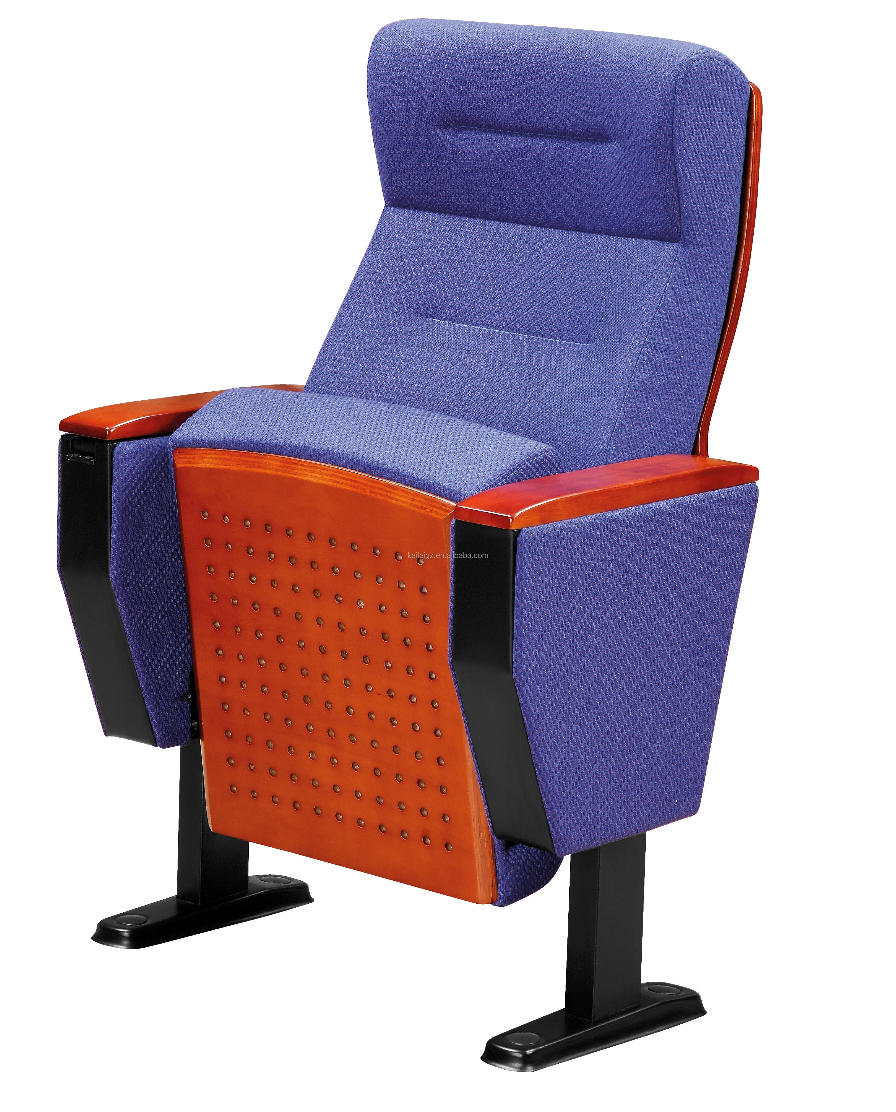 Front Hidden Foldable Table, Wood+Metal Frame K,Auditorium Theater Chair