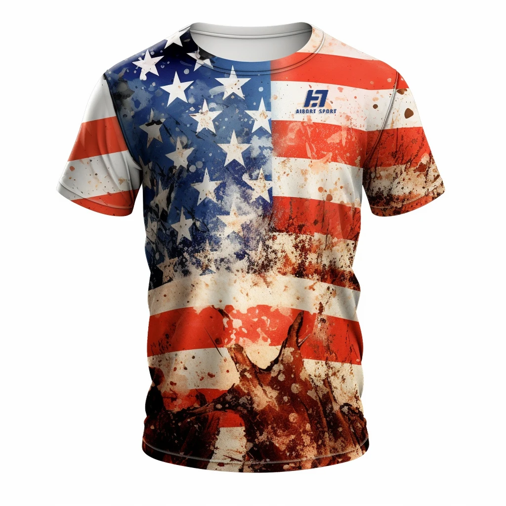 Aibort Wholesale Sublimation Cheap And High Quality Slim Fit Short Sleeve Custom Tee T Shirts With Embroidery Logo/