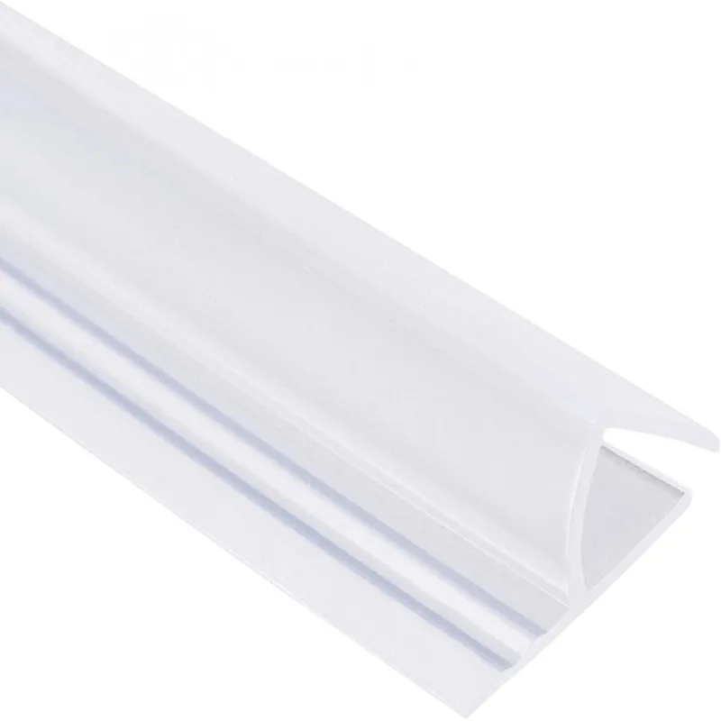 Plastic Pvc Waterproof Seal Strip Glass Hardware Sliding Door Accessories Frameless Glass Clip