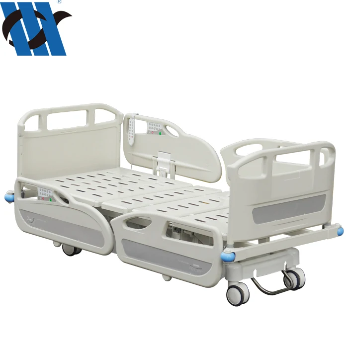 YC-5618K(I) Manufactured Nursing Hospital Bed Electric ABS Board Five Functions ICU Patient Bed