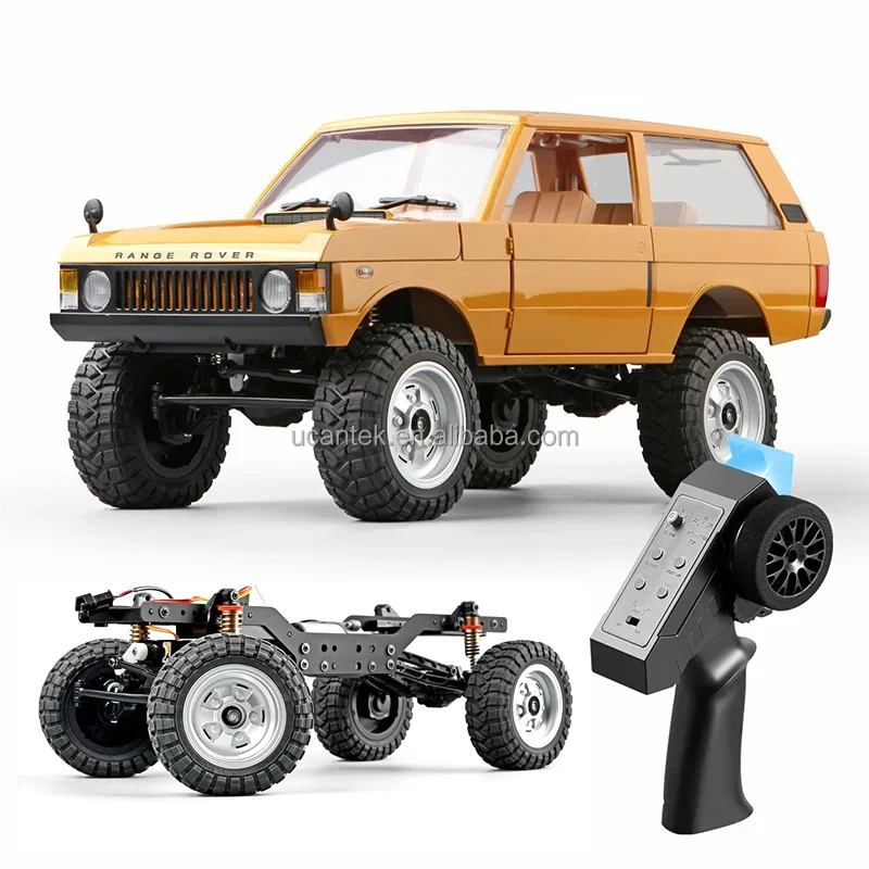 MN-168 2.4GHz 1/12 Rang Rover RC Model Car Simulated 4WD Off Road Remote Control Crawler Climbing Car With Lights