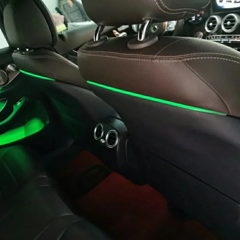 Back Seat Light 64 Color Car Interior Ambient Light NS Atmosphere LED Auto Lighting System For Benz E-class W213