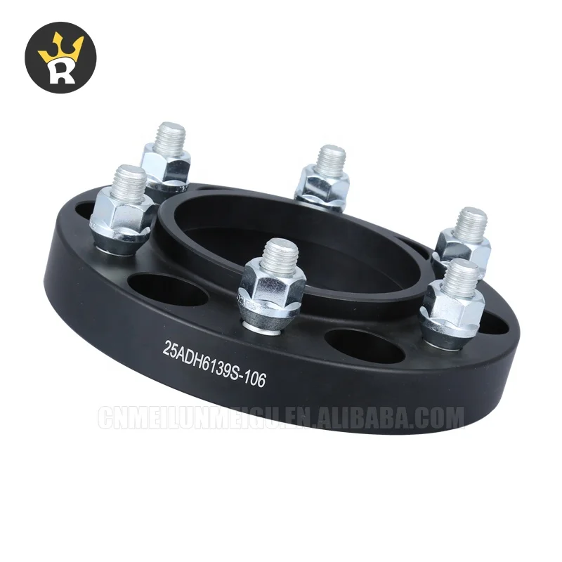  PCD6x139.7 CB106.1 25 мм качественный 6061-T6 кованый черный колесный адаптер для внедорожника