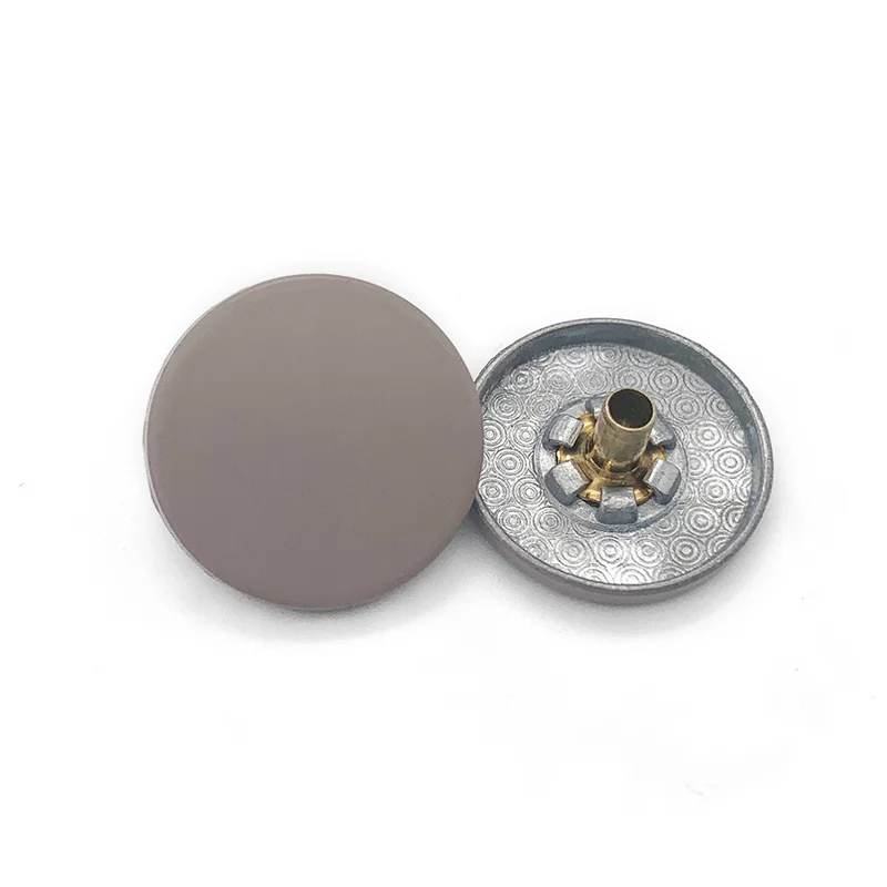 
Factory Sales high quality flat custom zinc alloy color Spray paint metal button snap for clothing 