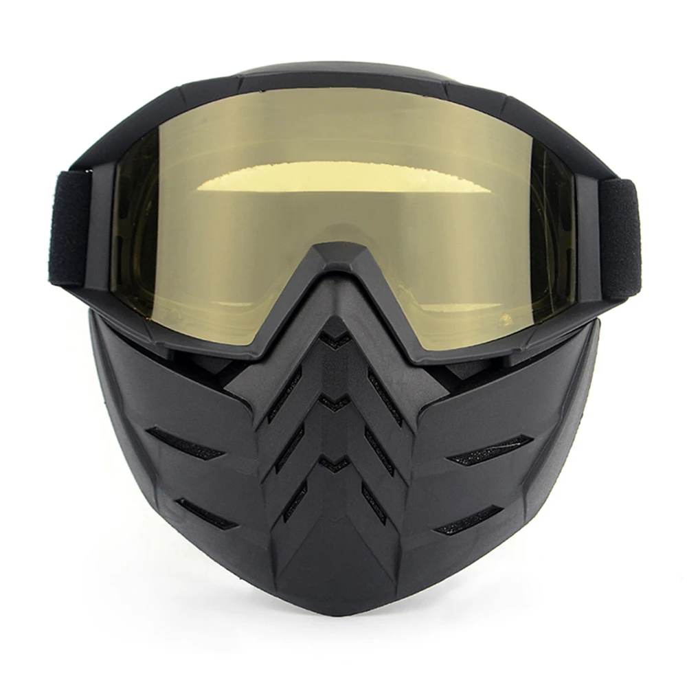 
Visor Helmet With Goggle Open Sheet Face Mask For Motorcycle Bike Motocross Retro Collagen Face Mask Lift With Vintage 